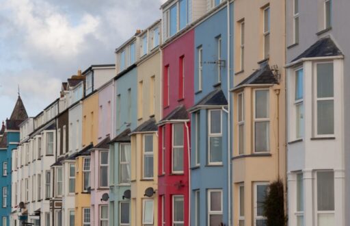white and red concrete building